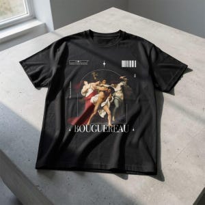 アートTシャツ | ウィリアム・アドルフ・ブグロー - ダンテと