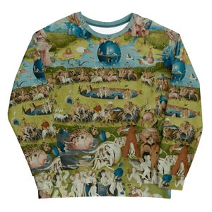 The garden of earthly delights Sweatshirt - Hieronymus Bosch All over aesthetic art sweatshirt - Oversized unisex hoodie