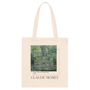 Claude Monet Tote Bag -Art Vintage tote bag