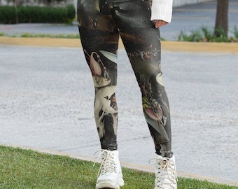 Hieronymus Bosch Leggings - Art pants The garden of Earthly delights hell Yoga leggings rave leggings