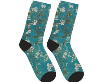 Vincent Van Gogh Socks - Almond Blossom Art socks