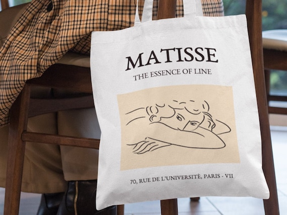 Tribute to Matisse Tote Bag Vintage Aesthetic Art Tote Bag Etsy