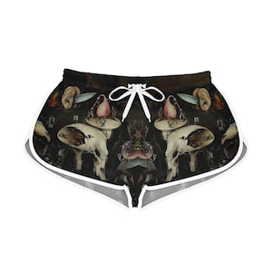 Hieronymus Bosch Shorts - Le jardin des délices terrestres de l’enfer - Shorts pour femmes art esthétique shorts décontractés - Bas de plage - Beach Sport femmes