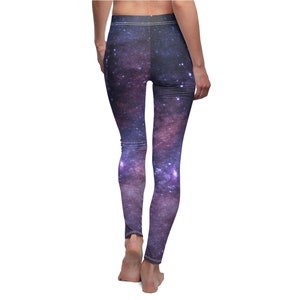 Galaxy Leggings Aesthetic Rave Pants image 4