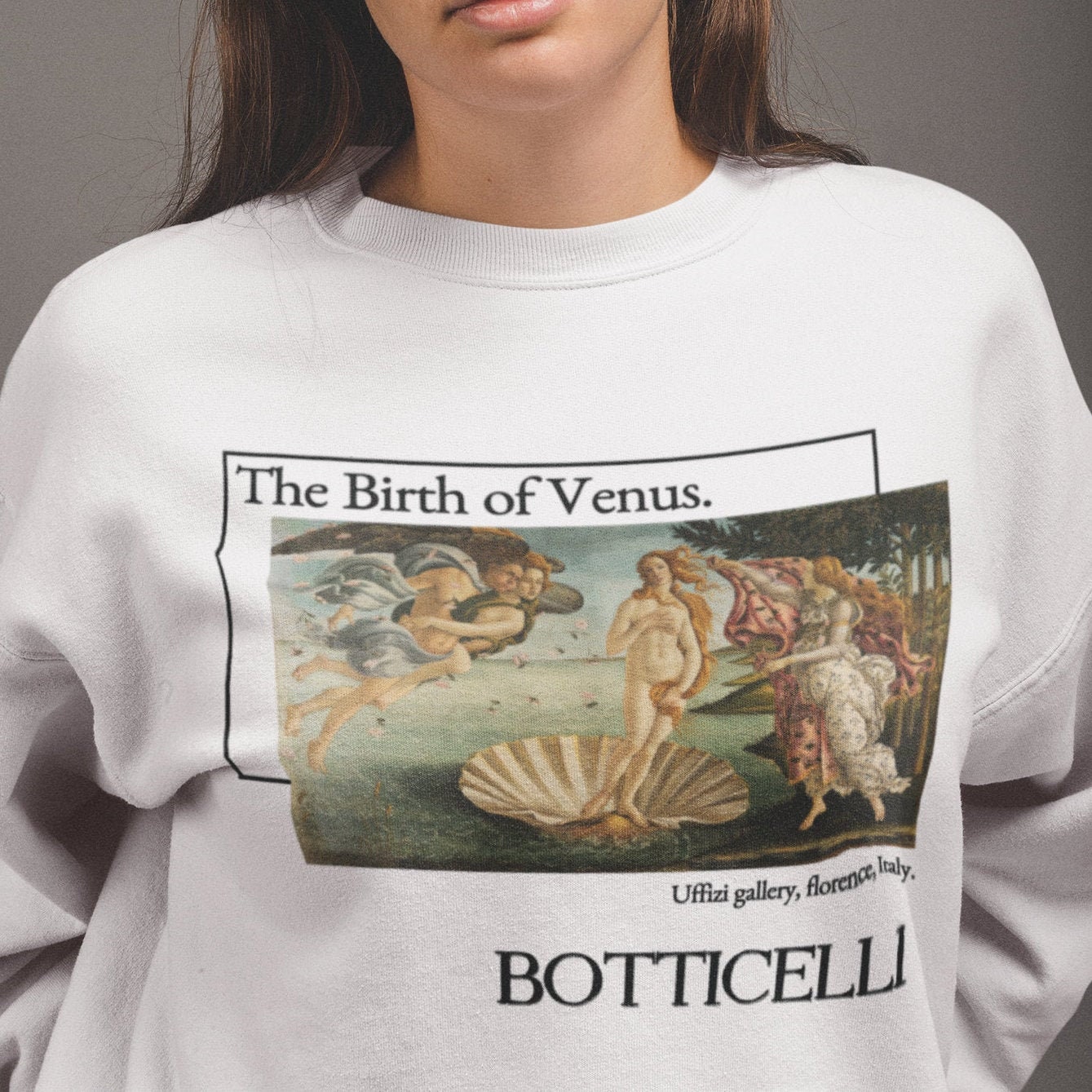 Venus Pattern Print Women's Sweatshirt