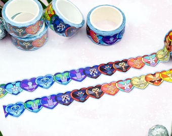 CLEARANCE Kingdom Hearts Stained Glass Emblem Die Cut Washi Tape