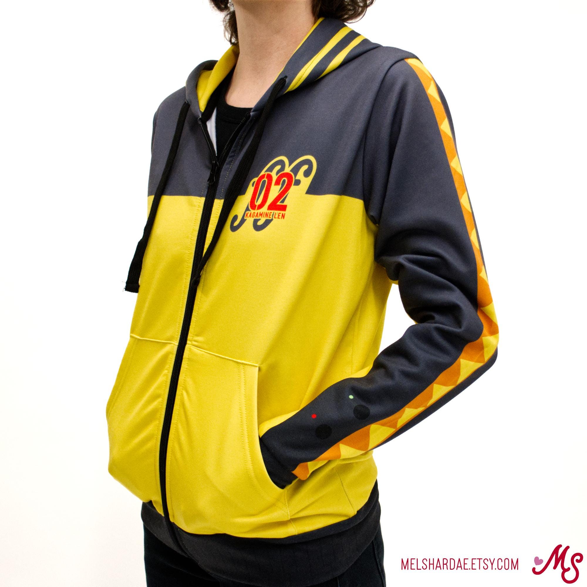 Kagamine Len Zip-up Hoodie - Etsy