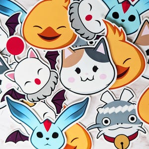 Final Fantasy Minion PAPER Stickers