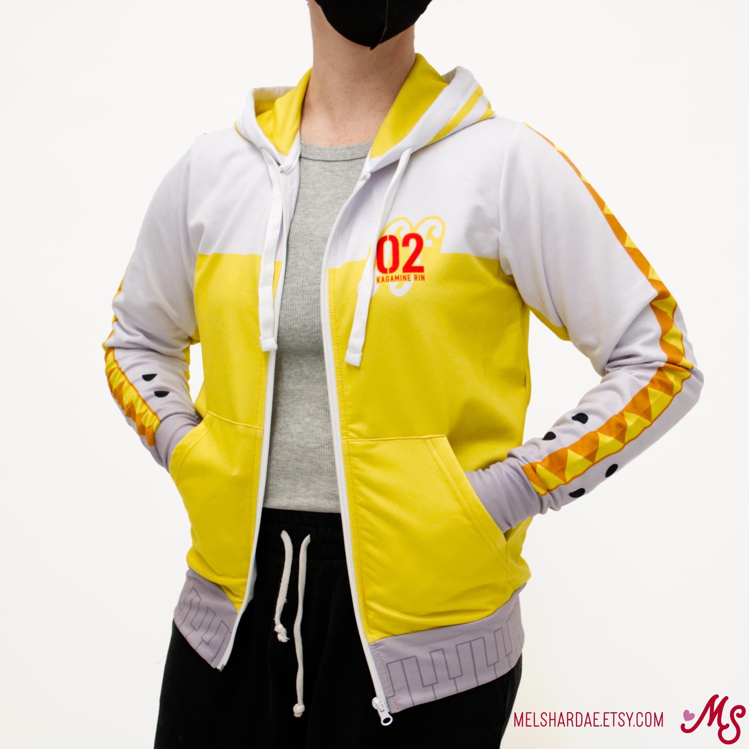 reon.♡ Kagamine Rin Zip-up Hoodie - Etsy
