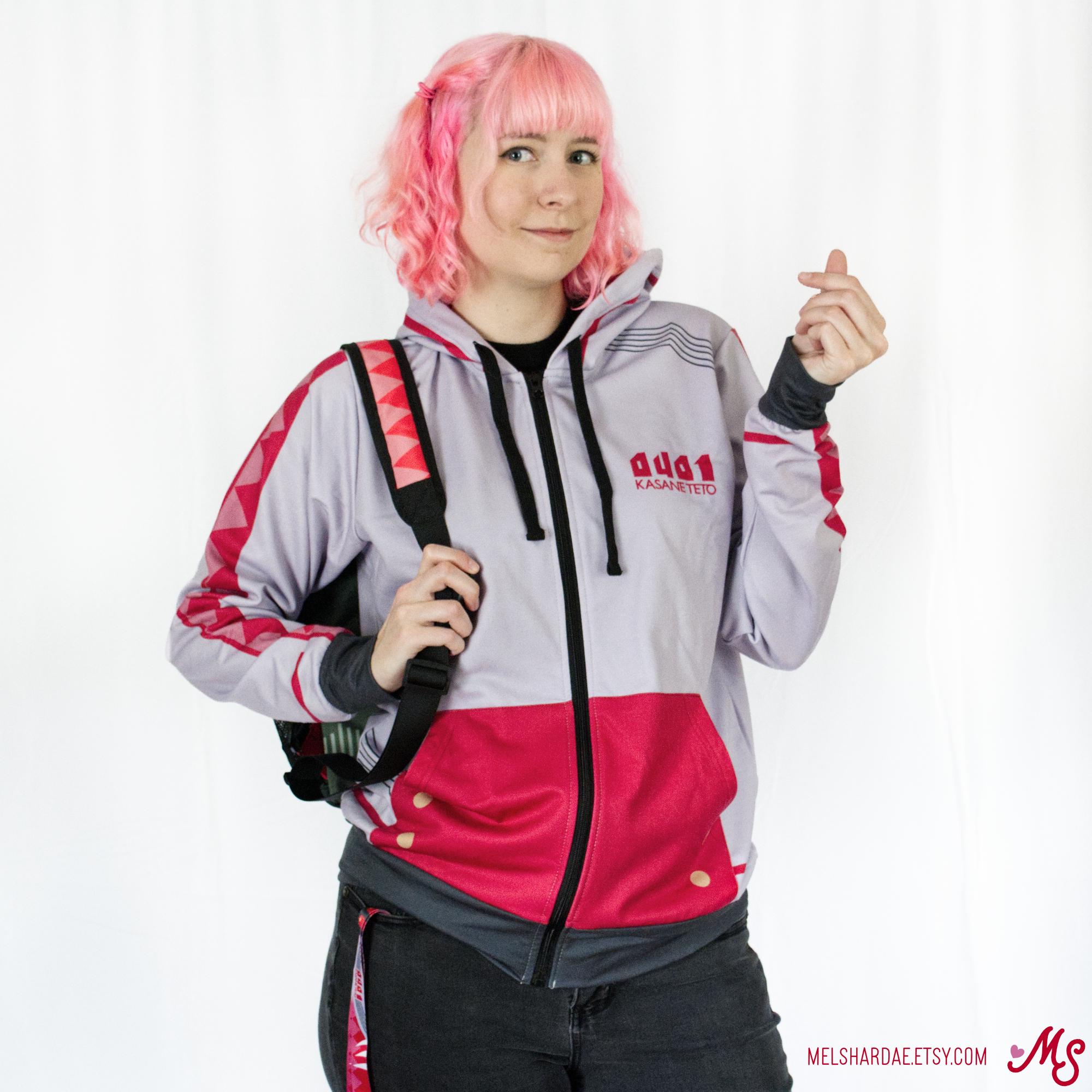 Kasane Teto Zip-up Hoodie - Etsy Norway