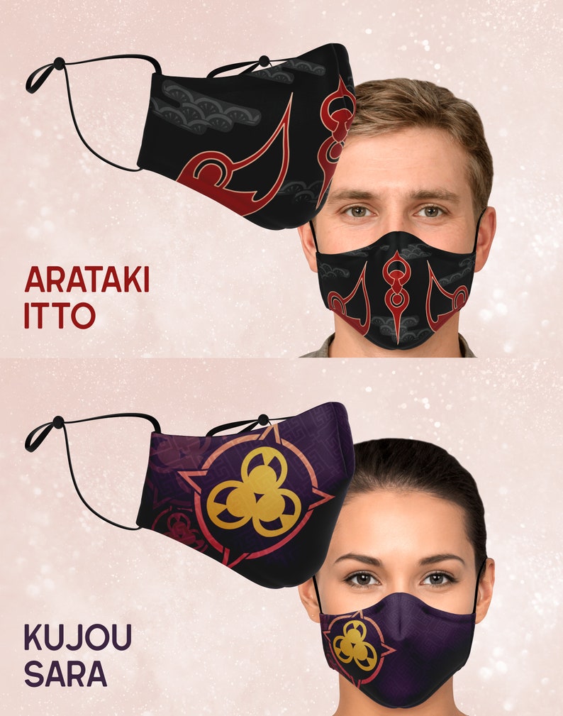 Genshin Impact Inazuma Character Masks Etsy