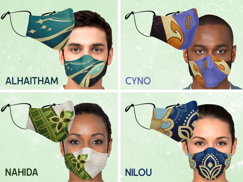 Buy Genshin Impact Sumeru Character Masks Online in India Etsy