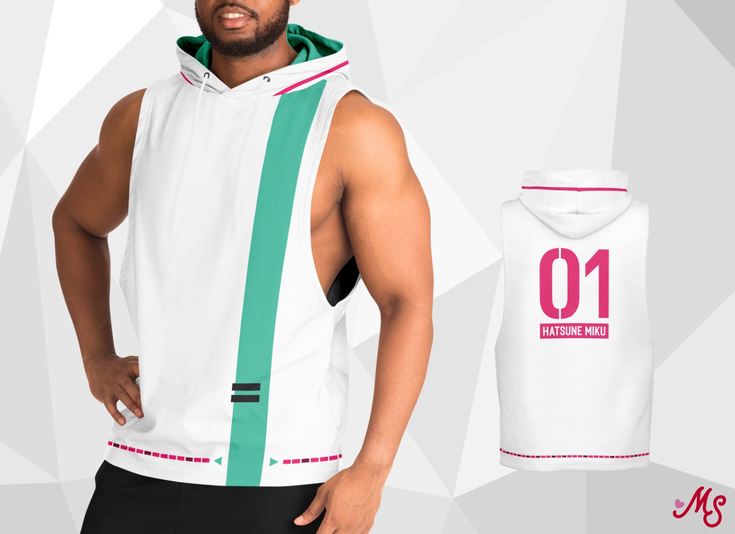V4 Miku Drop Armhole Hoodie