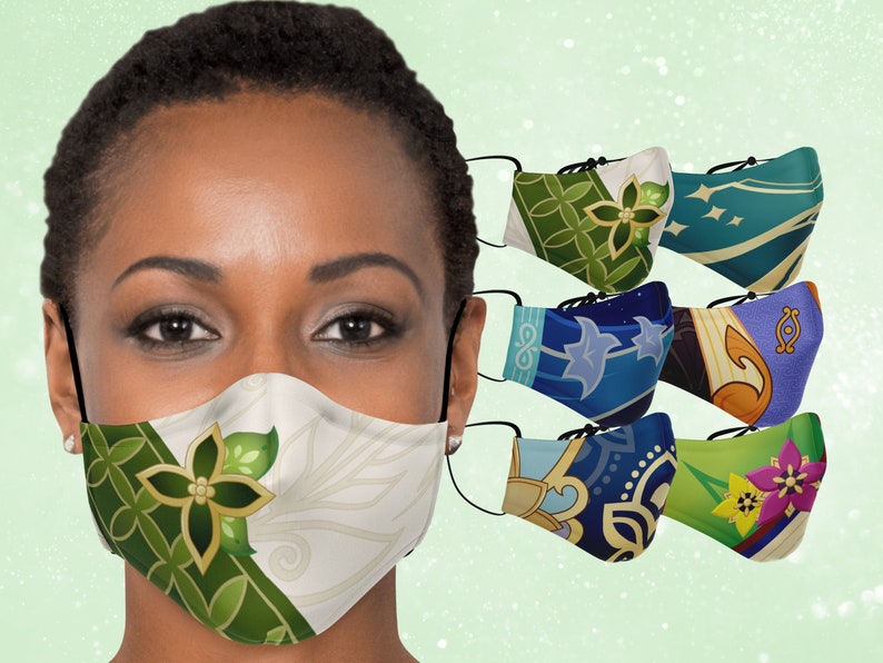 Genshin Impact Sumeru Character Masks Etsy Canada