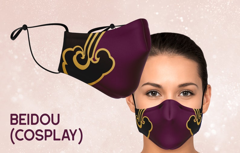 Genshin Impact Liyue Character Masks Etsy Norway