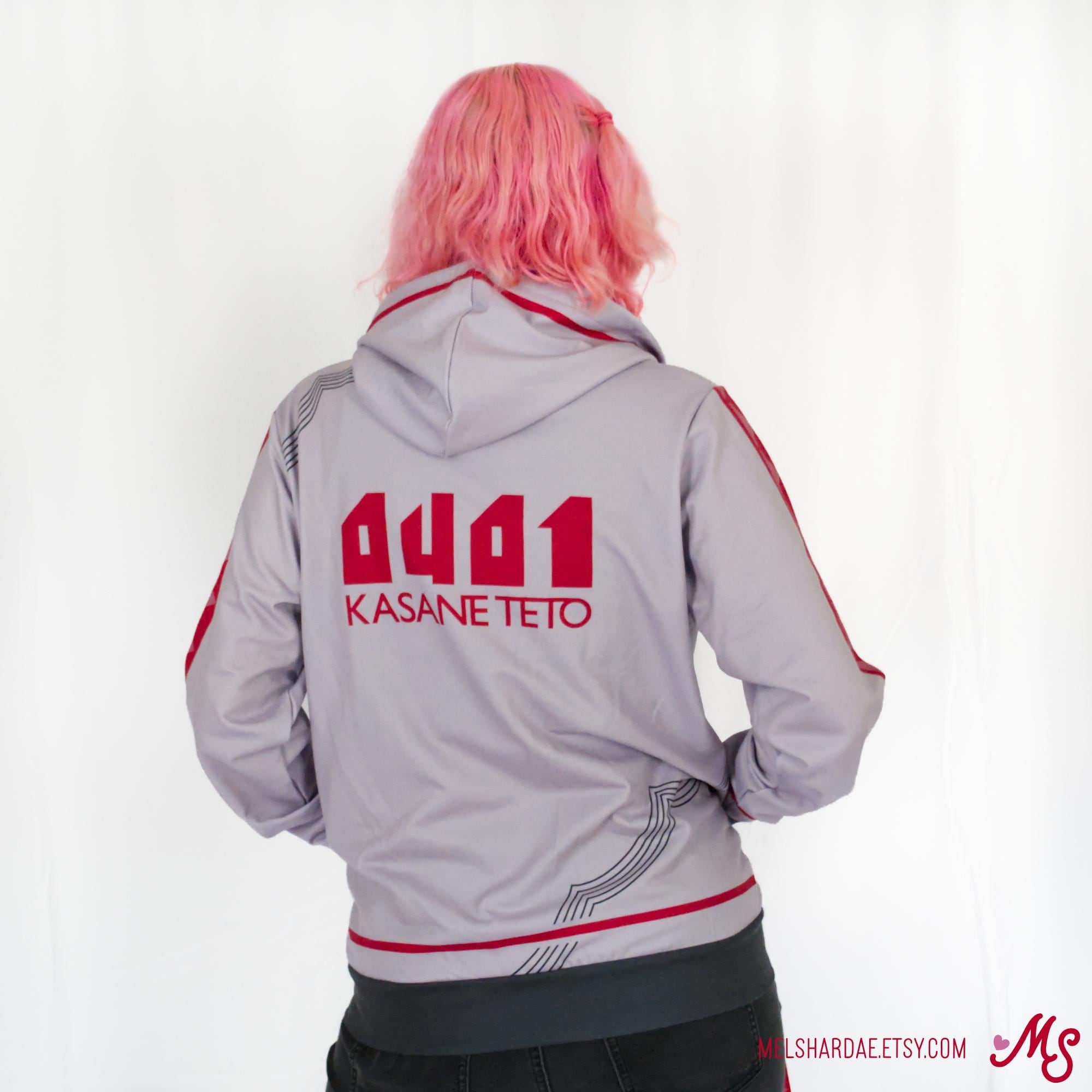 Kasane Teto Zip-up Hoodie