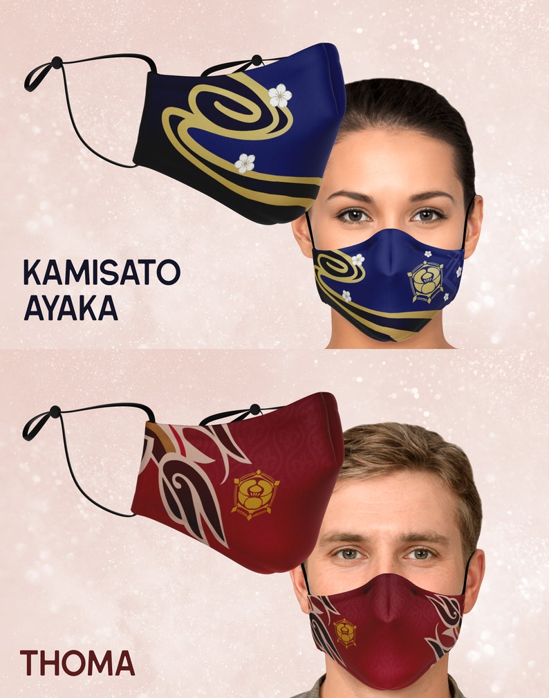 Genshin Impact Inazuma Character Masks Etsy India