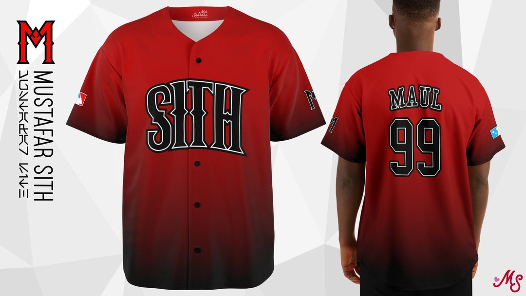 Mustafar Sith Baseball Jersey Etsy