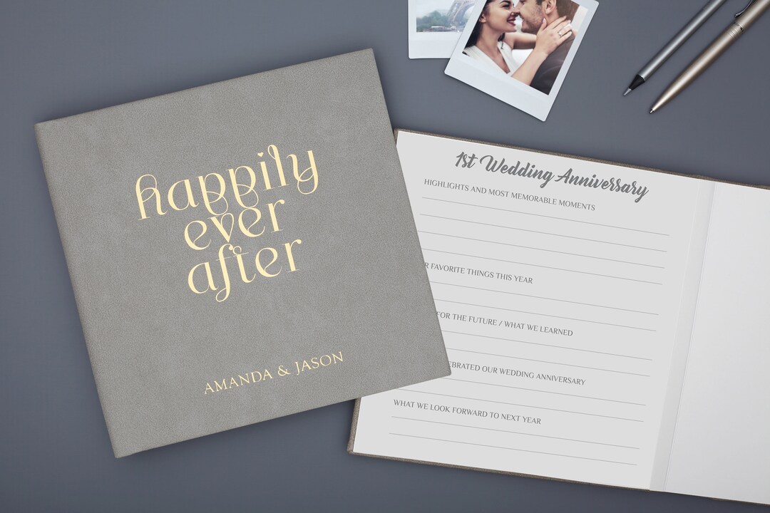 Personalized Wedding Anniversary Journal Anniversary Keepsake Journal