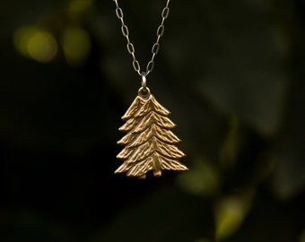 Tree Necklace/Conifer Necklace/Pine Tree Necklace/Christmas Tree Necklace/Tree Jewelry/Pine Tree Jewelry/Conifer Jewelry/Christmas Jewelry