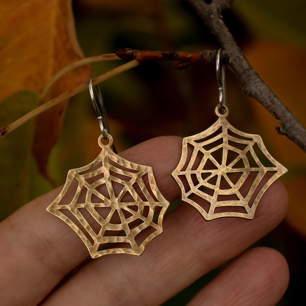 Spider Web Earring/Spider Web Jewelry/Web Earring/Web Jewelry/Halloween Jewelry/Halloween Earring/Witch Earring/Witch Jewelry