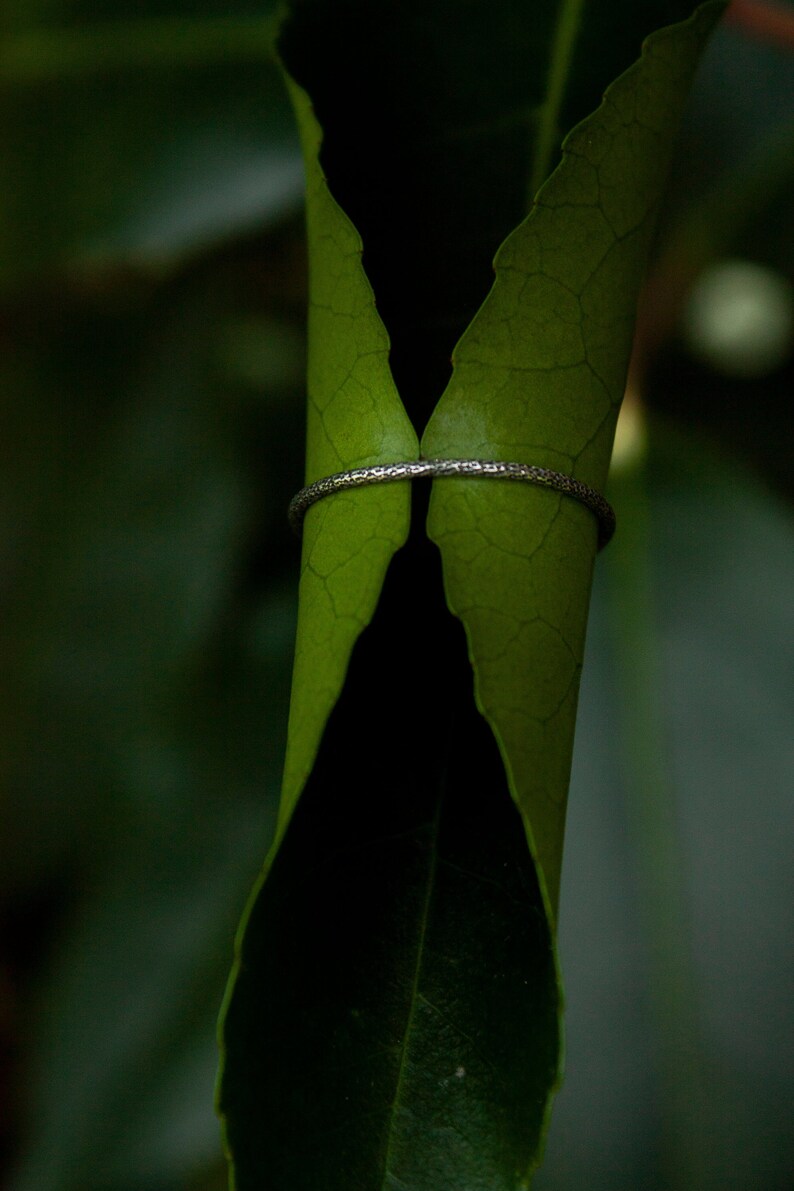 Minimalist Ring/Stacking Ring/Sand Texture Ring/Textured Ring/Textured Ring Band/Sterling Silver Ring/Thin Ring Band/Sterling Band/Boho Ring image 1