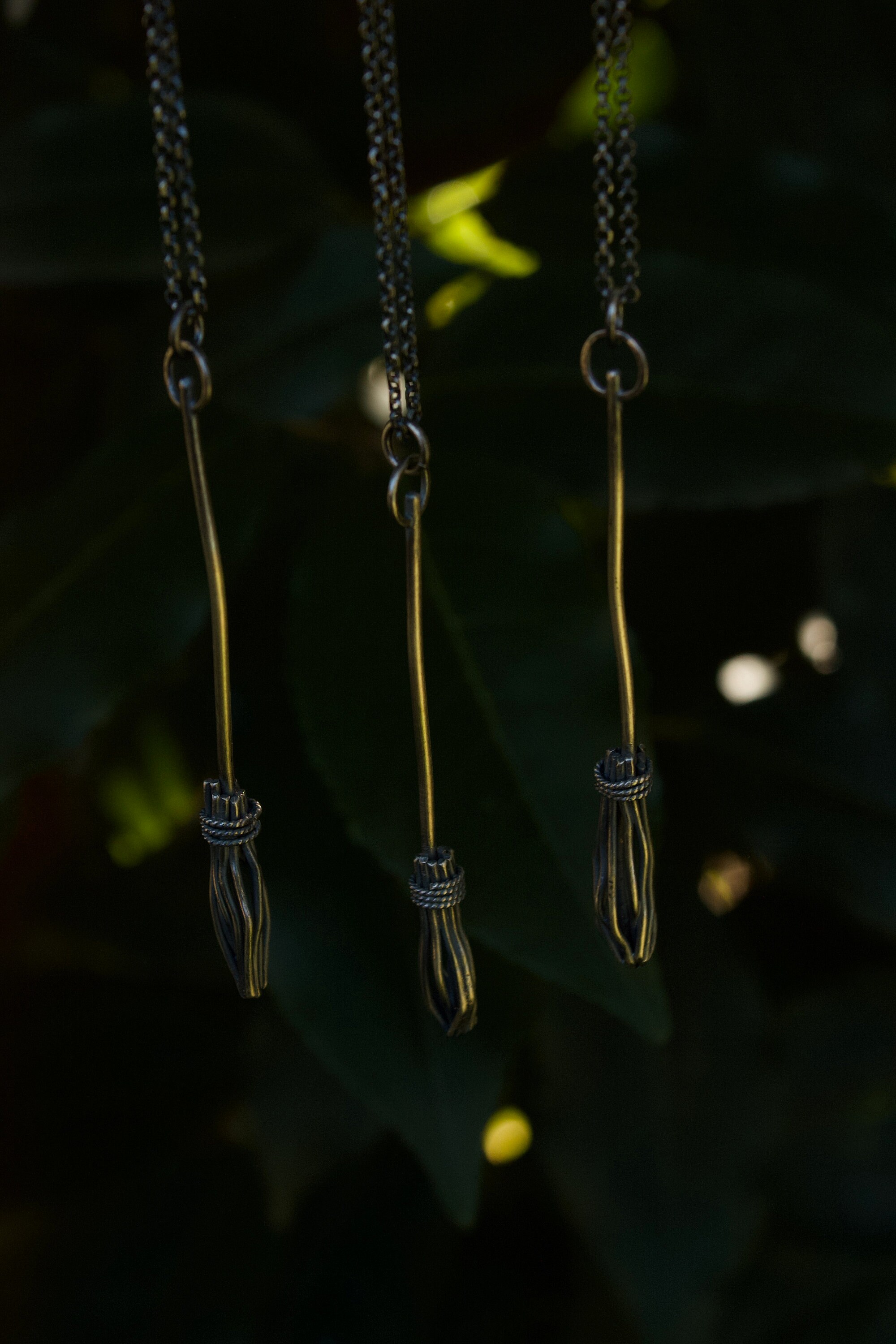 Broom Necklace/Witch Necklace/Broom Pendant/Witches Broom Etsy Polska