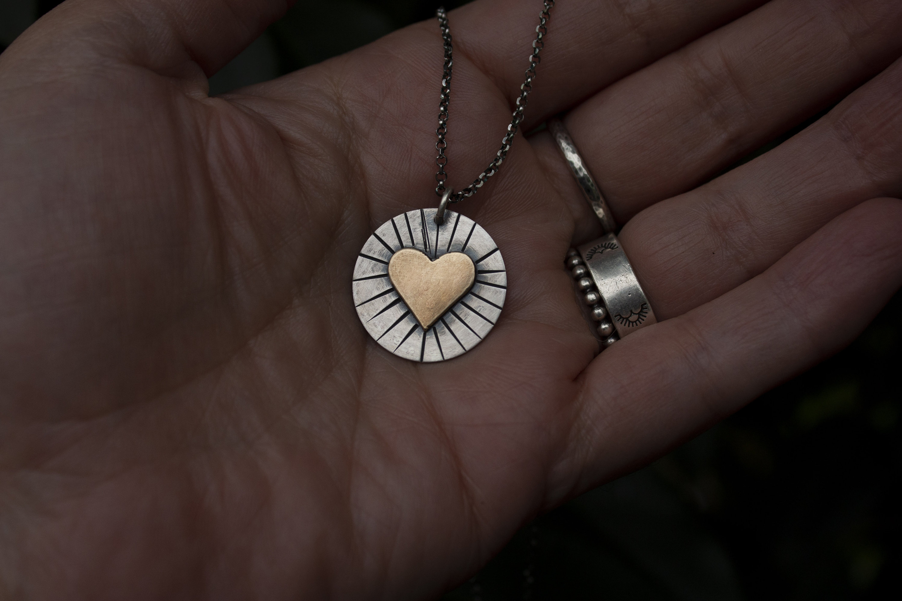ネックレス・ペンダント My Shining Heart Necklace Heart Necklace/heart Pendant/heart Jewelry/shining Heart