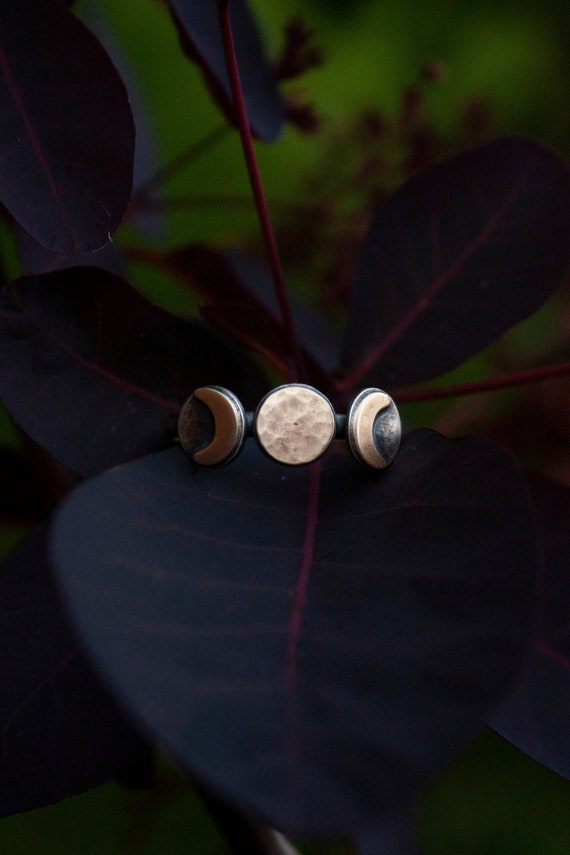 Anello regolabile TRIPLA DEA in argento Sterling 925 Anello regolabile TRIPLA DEA in argento Sterling 925
