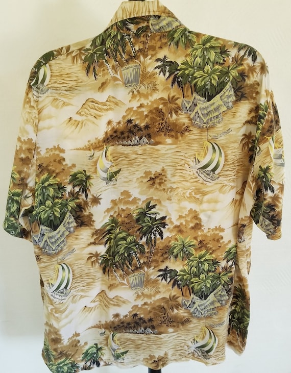 Rare Vintage 70's Aloha-Loni Fashions Hawaiian Shi