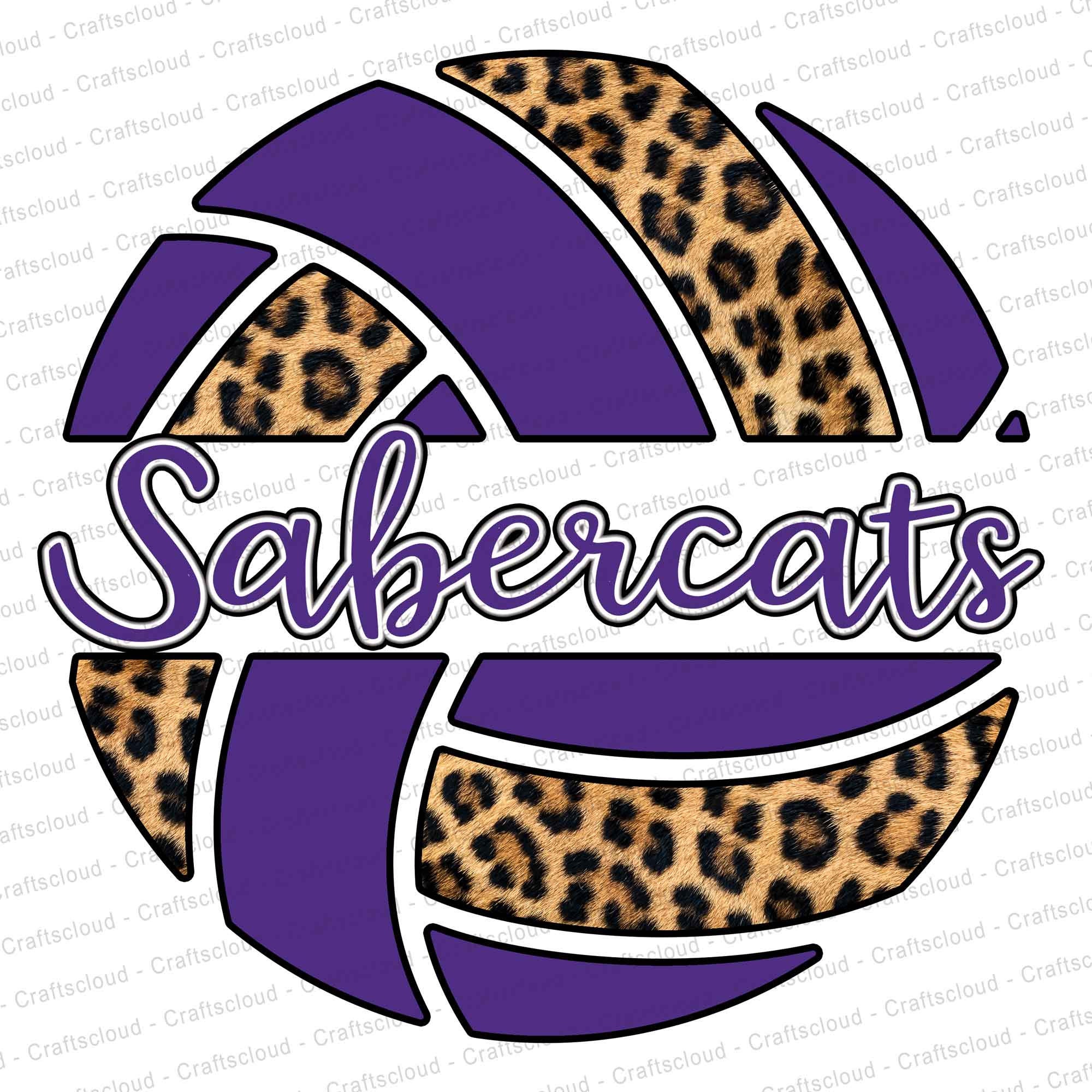 sabercats clipart logos artwork