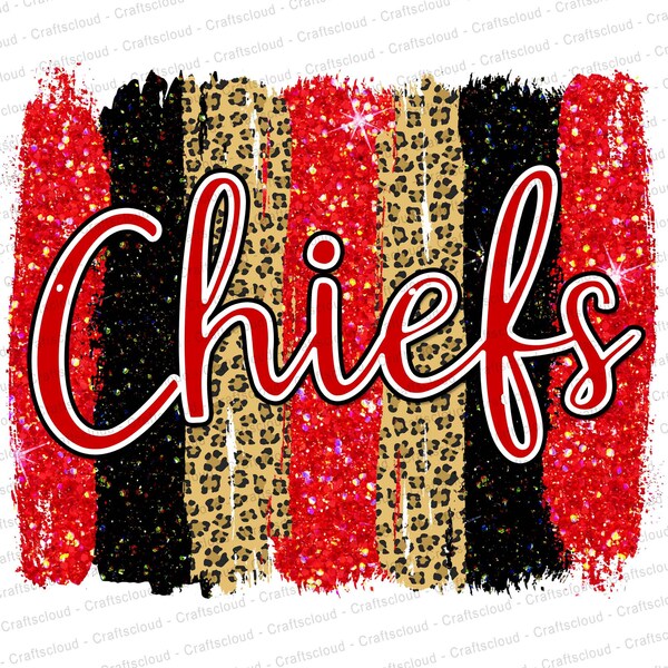 superbowl 2021 sublimation, KC Chiefs leopard football sublimation Brushstroke Glitter Buffalo Plaid Brush Stroke Png, Hand drawn art