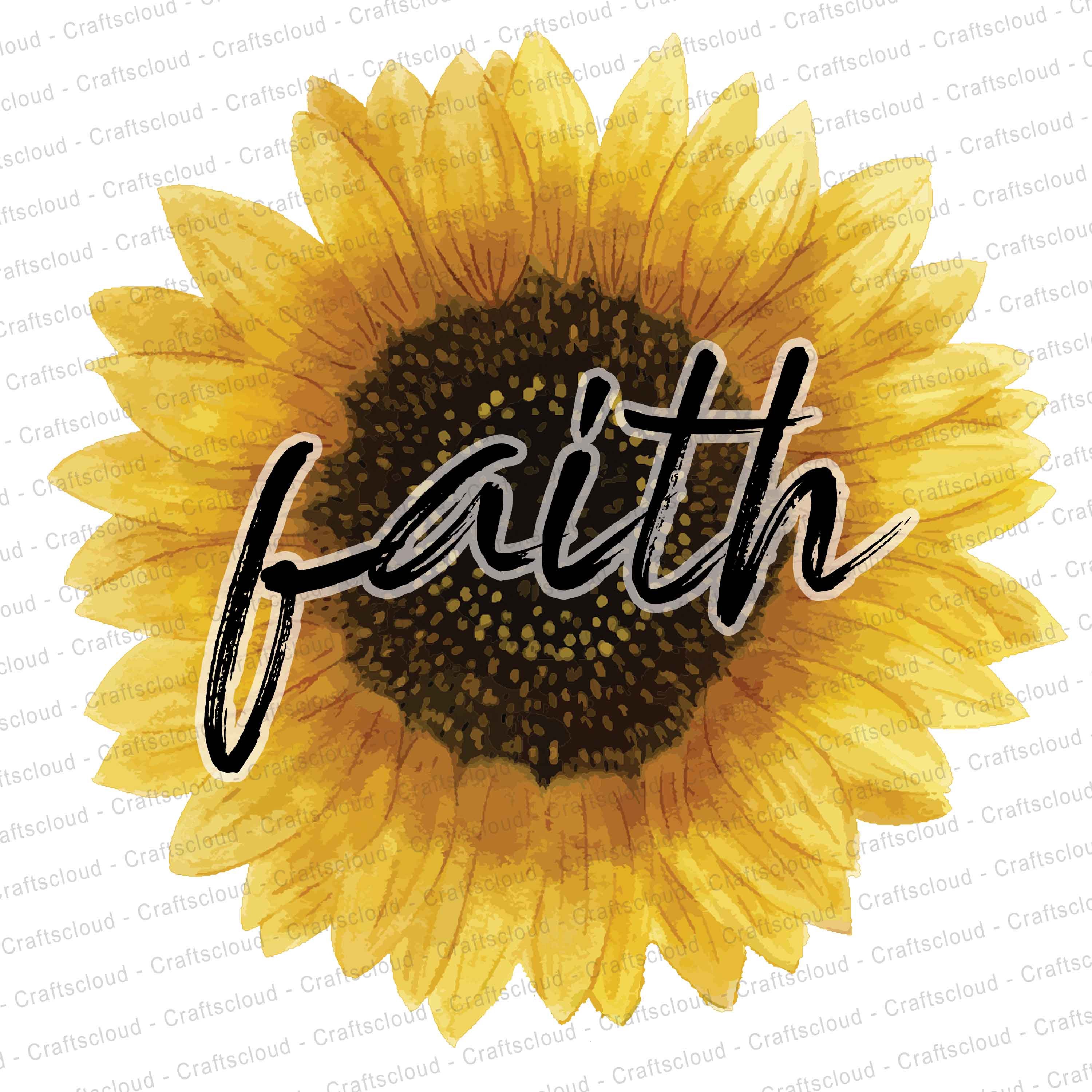 Faith cross sunflower sublimation designs download Distressed Etsy