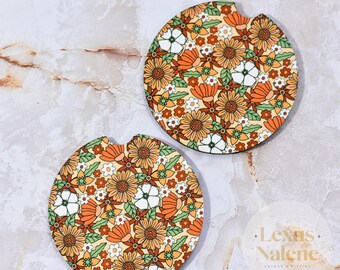 Upetstory Cute Bee Flower Print Car Coaster Felt Cup Holder Coasters Cupholder Mug Mat for Car to Keep Cup Holders Clean Black 2.8 Inch Upetstory Cute Bee Flower Print Car Coaster Felt Cup Holder Coasters Cupholder Mug Mat for Car to Keep Cup Holders Clean Black 2.8 Inch