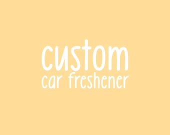 Custom Car Freshener | Rear View Mirror Accessory, Trendy Car Charm