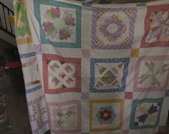 Unfinished Aunt grace quilt topper