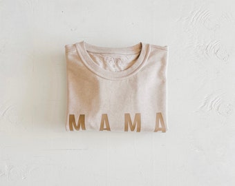 MAMA crew (oatmeal/nude)