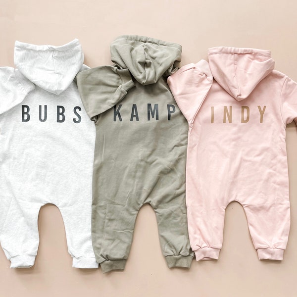 Custom Hoodie Romper