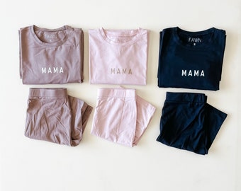 MAMA biker short set