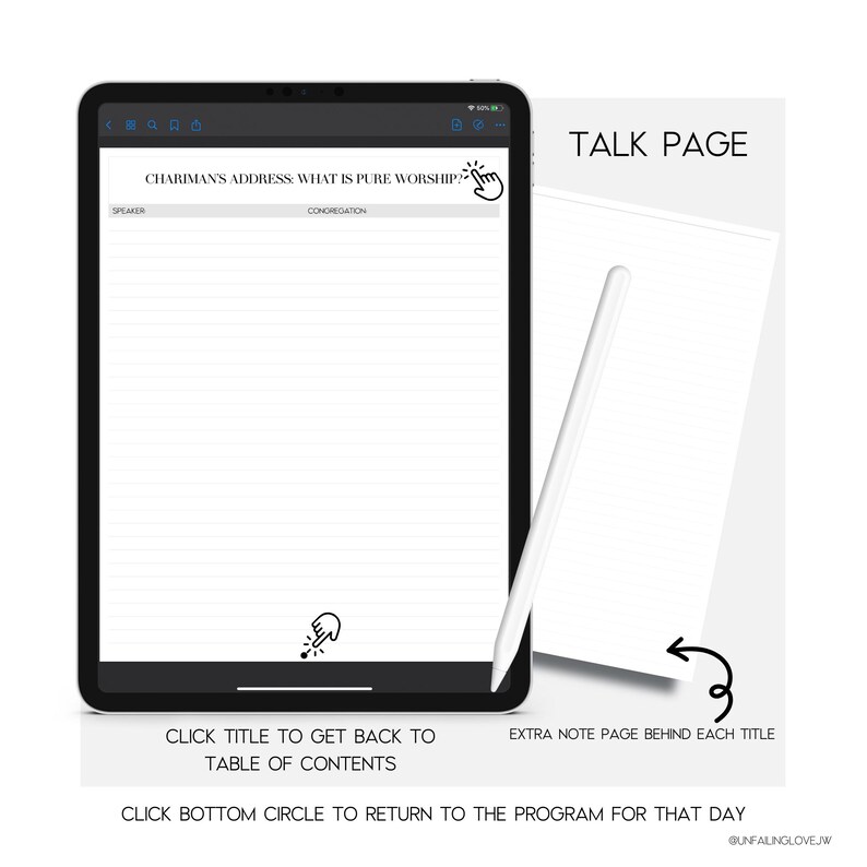 2025 JW Pure Worship Convention Notebook, Digital Notebook, Jehovah's ...