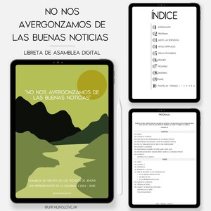 JW Cuaderno De Asamblea Digital, No Nos Avergonzamos De Las Buenas Noticias 2024-2025 , Cuaderno De Asamblea De Circuito, No Nos Avergonzamos De Las Buenas Noticias