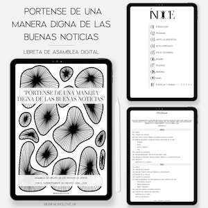 Caderno de montagem digital JW, Portense De Una Manera Digna De Las Buenas Noticias, Comporte-se de maneira digna das boas novas 2024, Diário