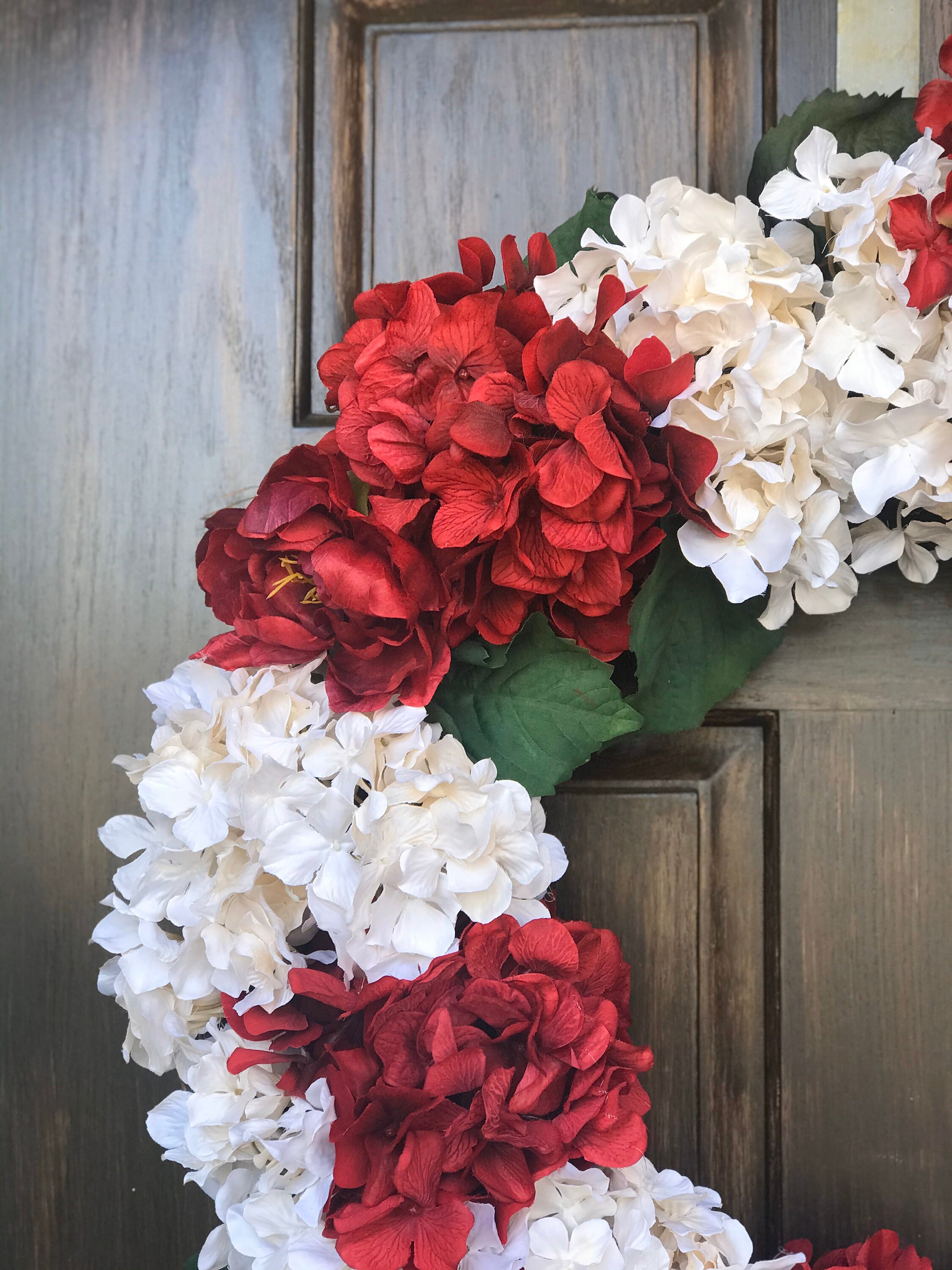 Customized Large Everyday Front Door Wreath With Your Initials Etsy