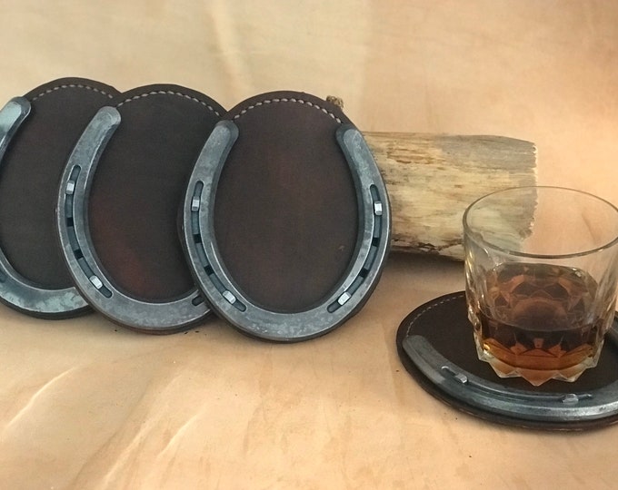 Horseshoe & Lariat Coaster Set main image 0