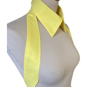 Yellow Shirt Collar Belt Batiste Cotton Shirt Fashion Fashionable Accessory Versatile Looks adjustable one size image 8