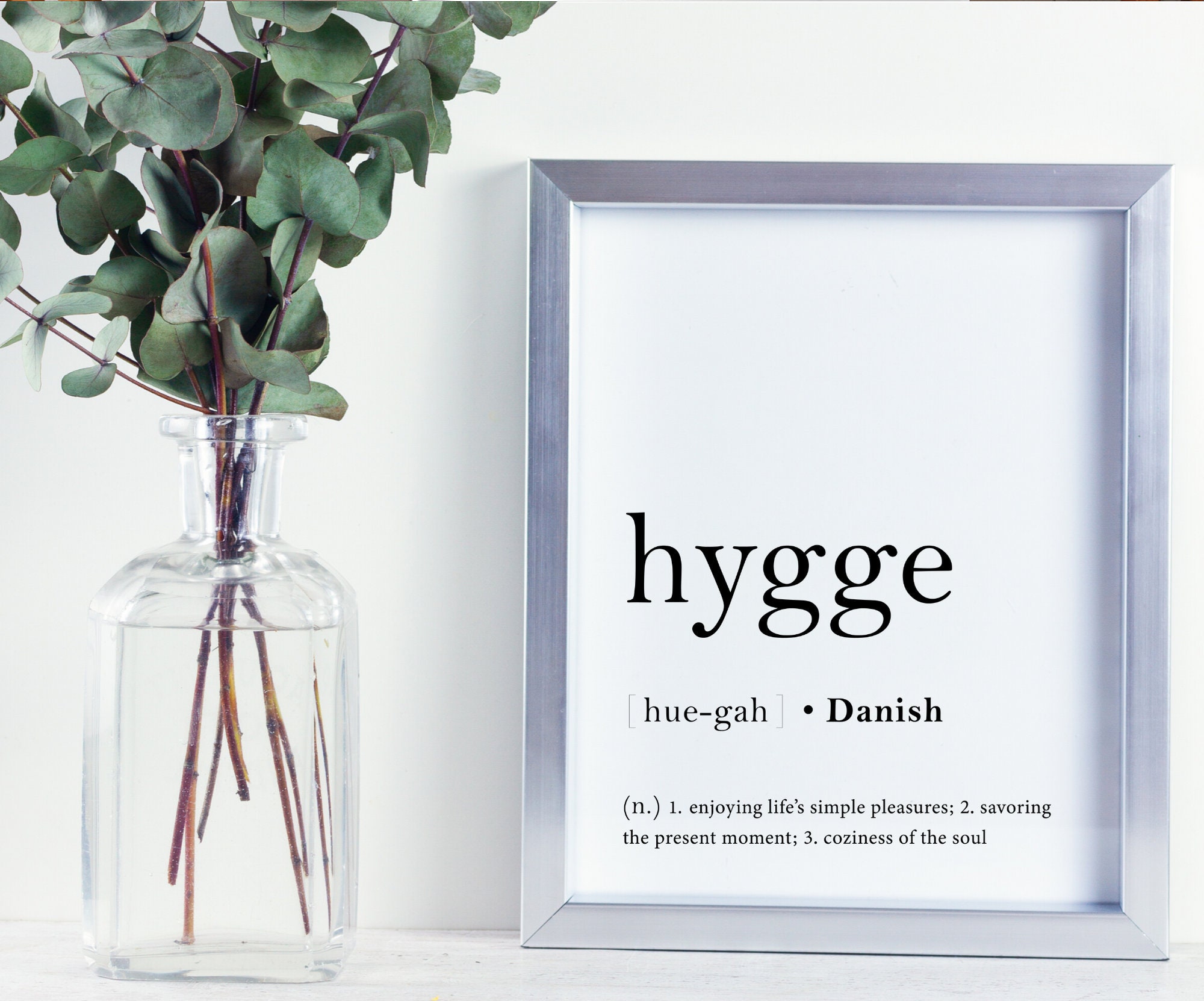 Hygge Definition Print Liesel Wall Art Hygge Printable Hygge Gift