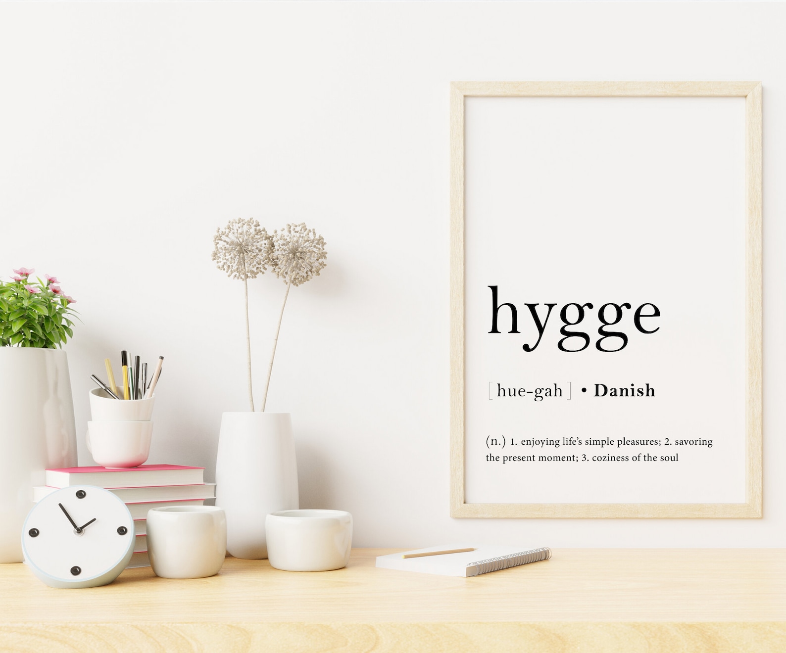 Hygge Definition Print Liesel Wall Art Hygge Printable Hygge Etsy