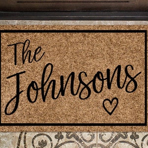 Custom Family Doormat, Personalized, Gift for all occasions