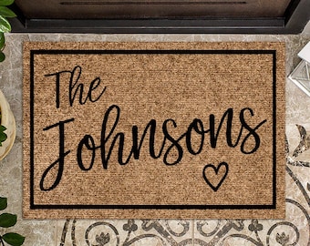 Custom Family Doormat, Personalized, Gift for all occasions