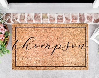 Custom Family Doormat, Personalized, Gift for all occasions